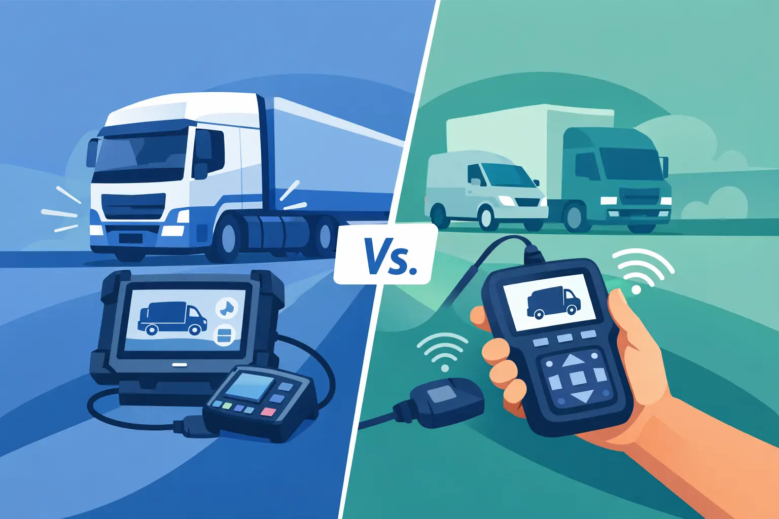 Dealer Tool Versus Universal Scanner for Lorries