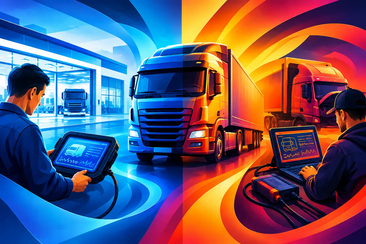 Dealer Versus Aftermarket Diagnostics for Lorries