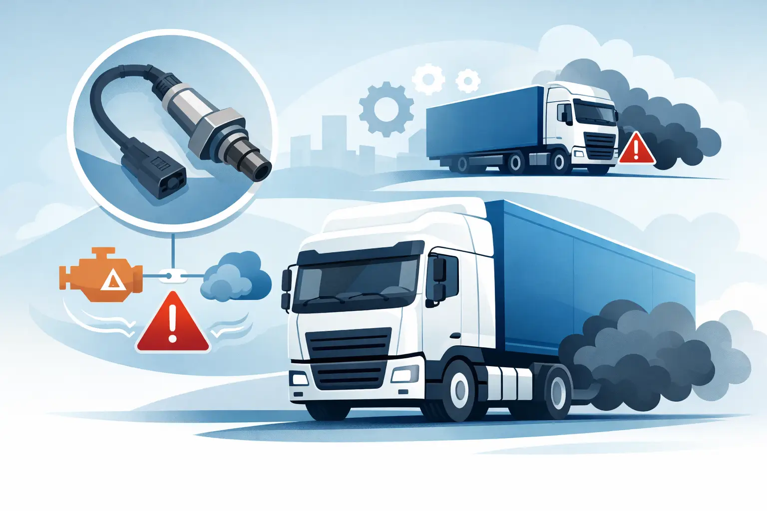 NOx Sensor Fault Symptoms on Euro 5/6 Lorries