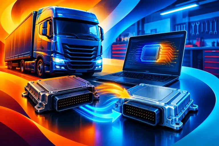 Truck ECU Cloning Process for Workshop Repairs
